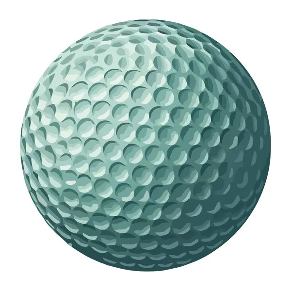 Golf Ball Design White — Stock Vector