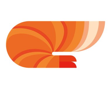 karides besin tasarımı vektörü izole