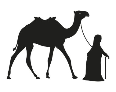 İsrail Miraj seyahat illüstrasyon tasarımı