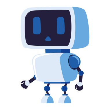 Gelişmiş robot teknolojisi illüstrasyon vektörü