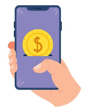 zakat çevrimiçi illüstrasyon tasarım vektörü