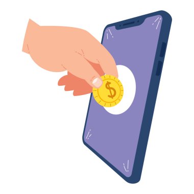 zakat çevrimiçi İslam kültürü illüstrasyonu
