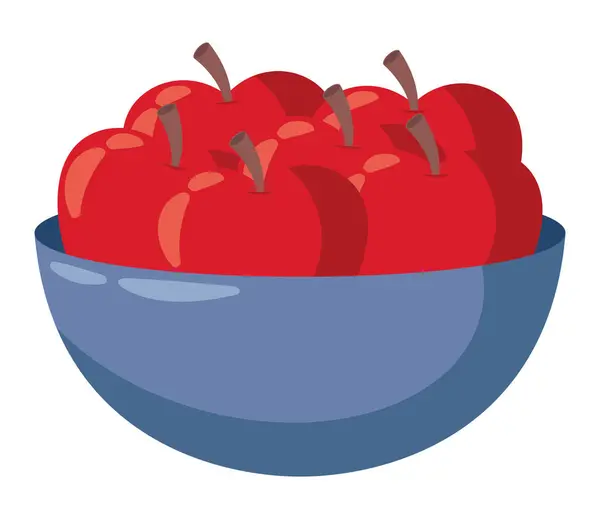 苏霍尔苹果水果图解向量 免版税图库插图