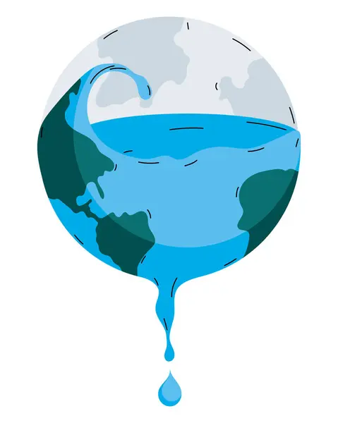 Water Day Awareness Illustration Vector — Stock Vector