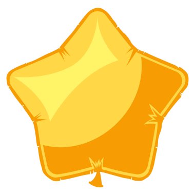 Doğum günü partisi balonu izole tasarımı