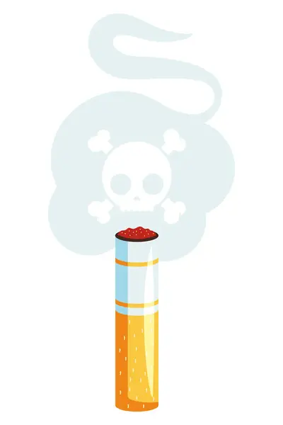 Smoking Day Harmful Isolated Design Stock Illustration
