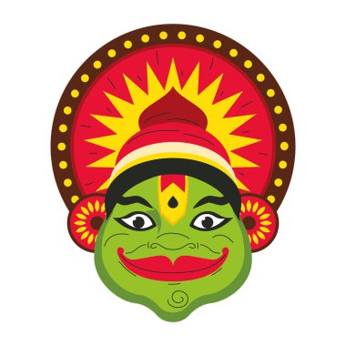 Kathakali izole edilmiş mutlu bir festivalle karşı karşıya