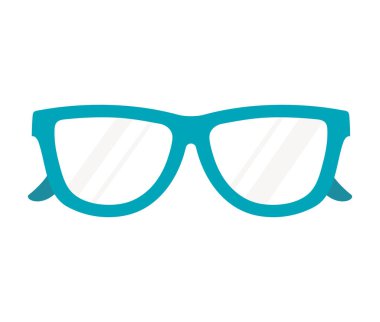 gözlük aksesuar moda izole simgesi