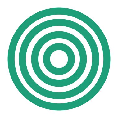 yeşil daireler geometrik şekil tasarım simgesi izole