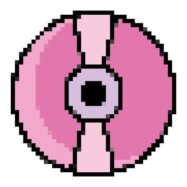 Disket vintage estetik simgesi izole edildi