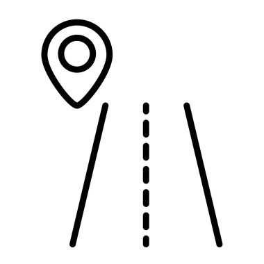 sokak konumu simgesi satır biçimi