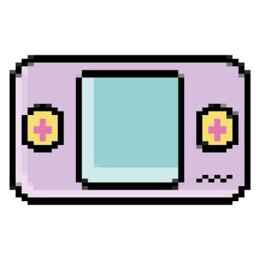 Video oyunu konsolu estetik simgesi izole edildi