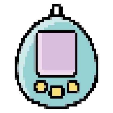 Elektronik oyuncak evcil hayvan estetik ikonu izole edildi