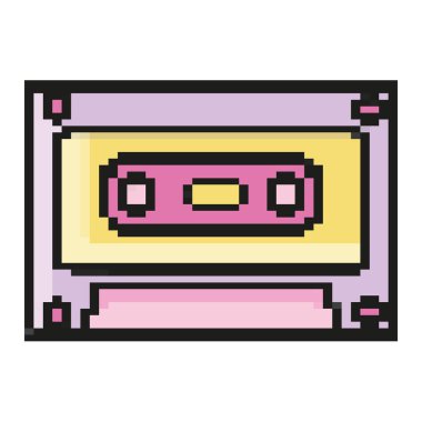 kaset klasik estetik simgesi izole edildi