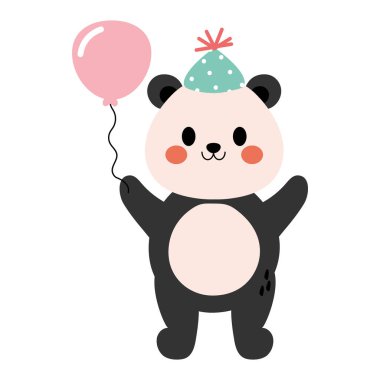 Pandaların doğum günü partisi izole edilmiş.