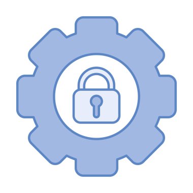 Güvenli yapılandırma teknolojisi simgesi izole edildi