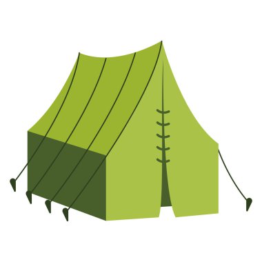 çadır askeri ekipman izole edilmiş simge