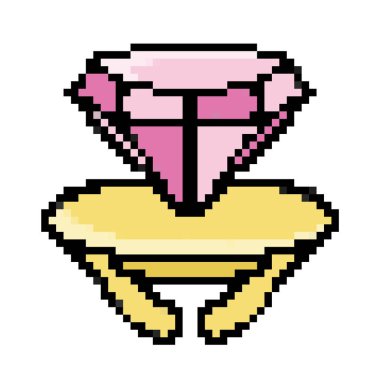 Yüzük mücevheri, estetik izole edilmiş.