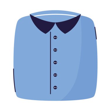 Gündelik mavi gömlek modern tasarım