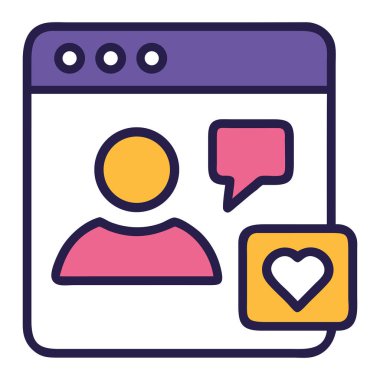 Bağlantı ölçümlerine sahip sosyal medya pazarlama stratejisi izole edilmiş vektör illüstrasyonu