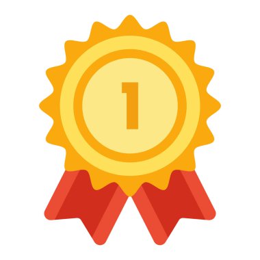 Birincilik rozet illüstrasyonu