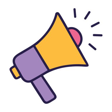 Dijital reklamcılık ve pazarlama sosyal yardım kavramı izole edilmiş vektör illüstrasyonu