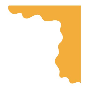 Soyut Sınır Düzensiz Organik Sıvı Sanatsal Şekil