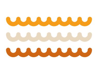 Soyut çizgiler katmanlı dalgalı geometrik sanatsal bir akış oluşturuyor