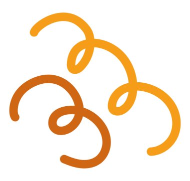 Soyut çizgiler kıvrımlı döngüler serbest form dinamik sanatsal hareket