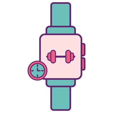 İlerleme izleme için fitness meydan okuma akıllı izleme simgesi