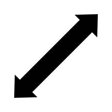 Çift uçlu ok köşegen tasarımı