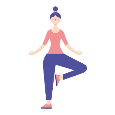 Akıl ve Vücut Yogası Ağacı Poz Dengesi simgesi