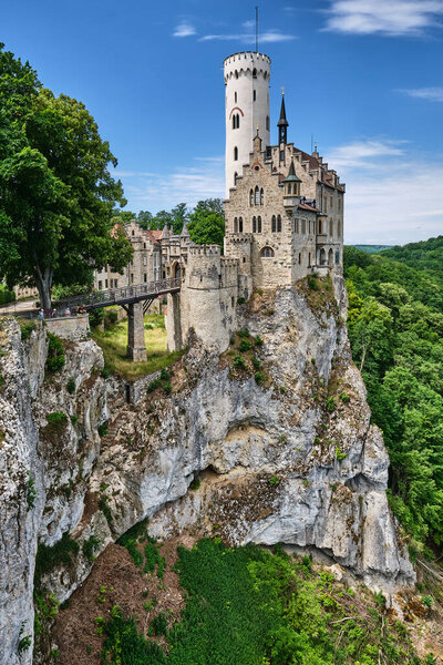Lichtenstein Castle in Baden-Wrttemberg, Germany