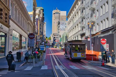 Cable Car in Powel Street, San Francisco, California, USA