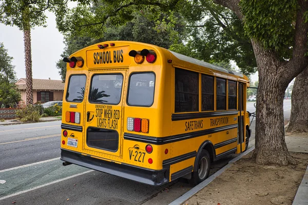 Traditional Old Yellow School Bus San Jose California Usa — Stock Photo, Image