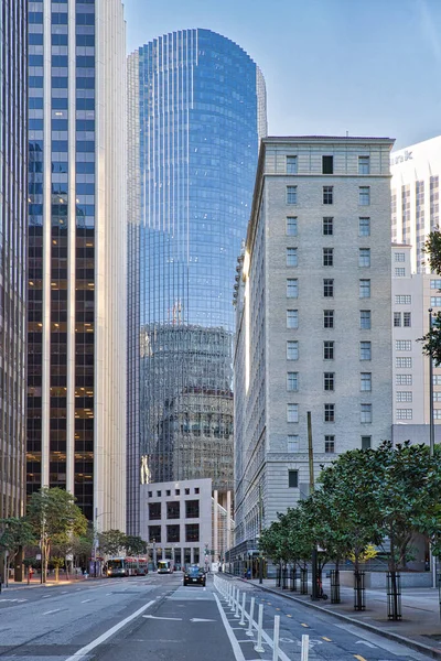旧金山金融区的摩天大楼 新的和现代的摩天大楼 加利福尼亚州 — 图库照片