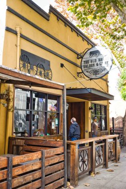 San Pedro, San Jose, Kaliforniya 'daki Old Wagon Salonu, ABD