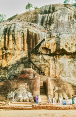 Dambulla, Sri Lanka 'daki Sigirya Kayası
