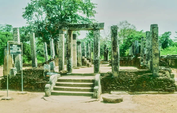 Ruïnes Van Polonnaruwa Oude Hoofdstad Van Sri Lanka — Stockfoto