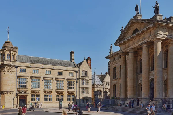 Oxford Ngiltere Deki Bodleian Kütüphanesi — Stok fotoğraf