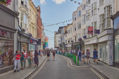 Brighton, East Sussex, İngiltere'de şerit