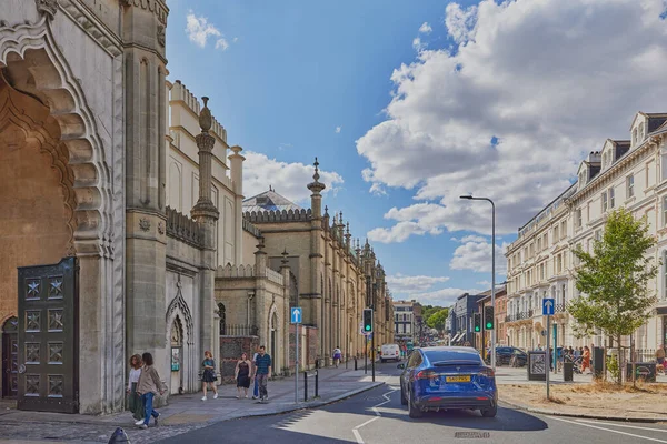 Brighton Heeft Interessante Gebouwen Stad Engeland Het Een Populaire Toeristische — Stockfoto