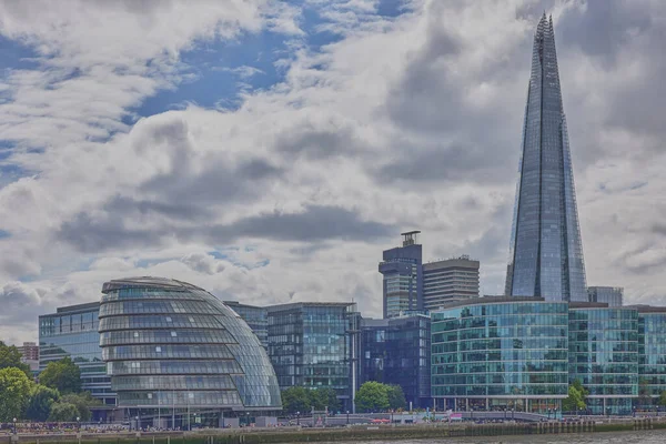 Stadhuis Van Londen Wolkenkrabbers Rond — Stockfoto