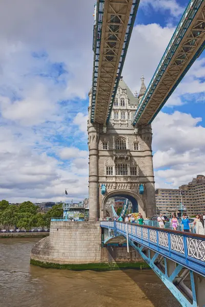 Вид Тауэрский Мост Лондон — стоковое фото