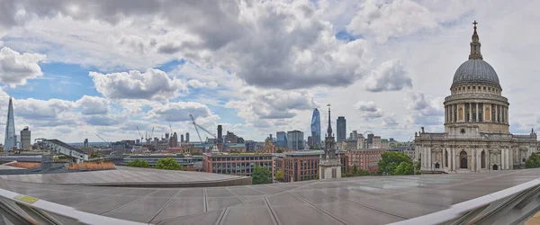 Panorama Van Londen Centrum Met Rivier Theems — Stockfoto