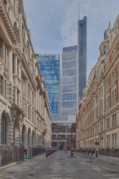 Zicht Oude Nieuwe Gebouwen Londen Het Verenigd Koninkrijk — Stockfoto