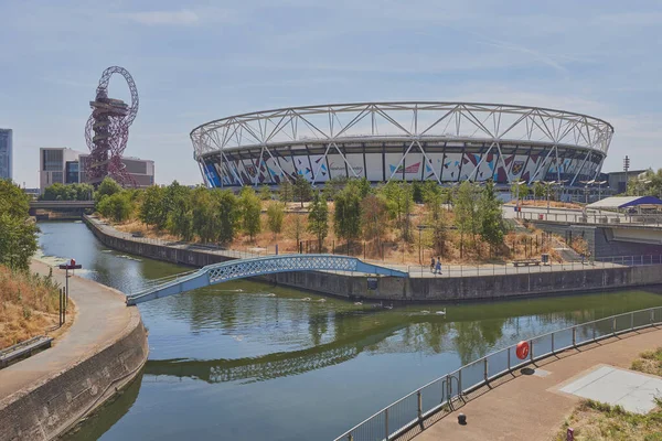 2012 Олімпійський Стадіон Лондон Велика Британія Ліцензійні Стокові Зображення