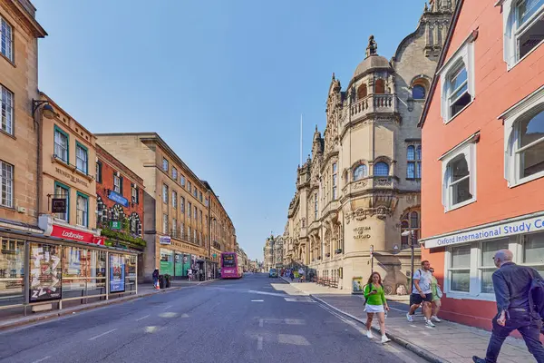 Edificios Históricos High Street Oxford Inglaterra —  Fotos de Stock