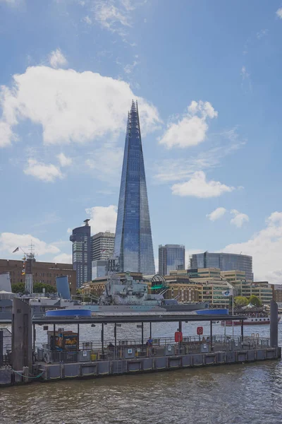 Осколок Стекла Лондоне Shard Настоящее Время Является Самым Высоким Зданием — стоковое фото