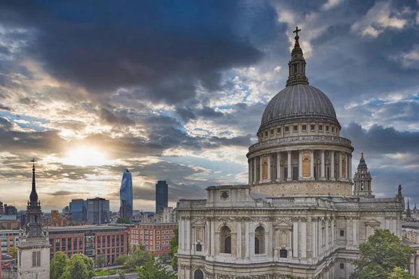 Pauls Katedrali Londra Ngiltere Deki Madison Çatı Barında Yeni Bir — Stok fotoğraf